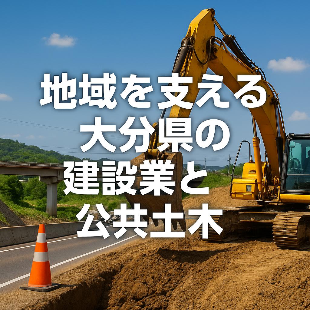 地域を支える大分県の建設業と公共土木